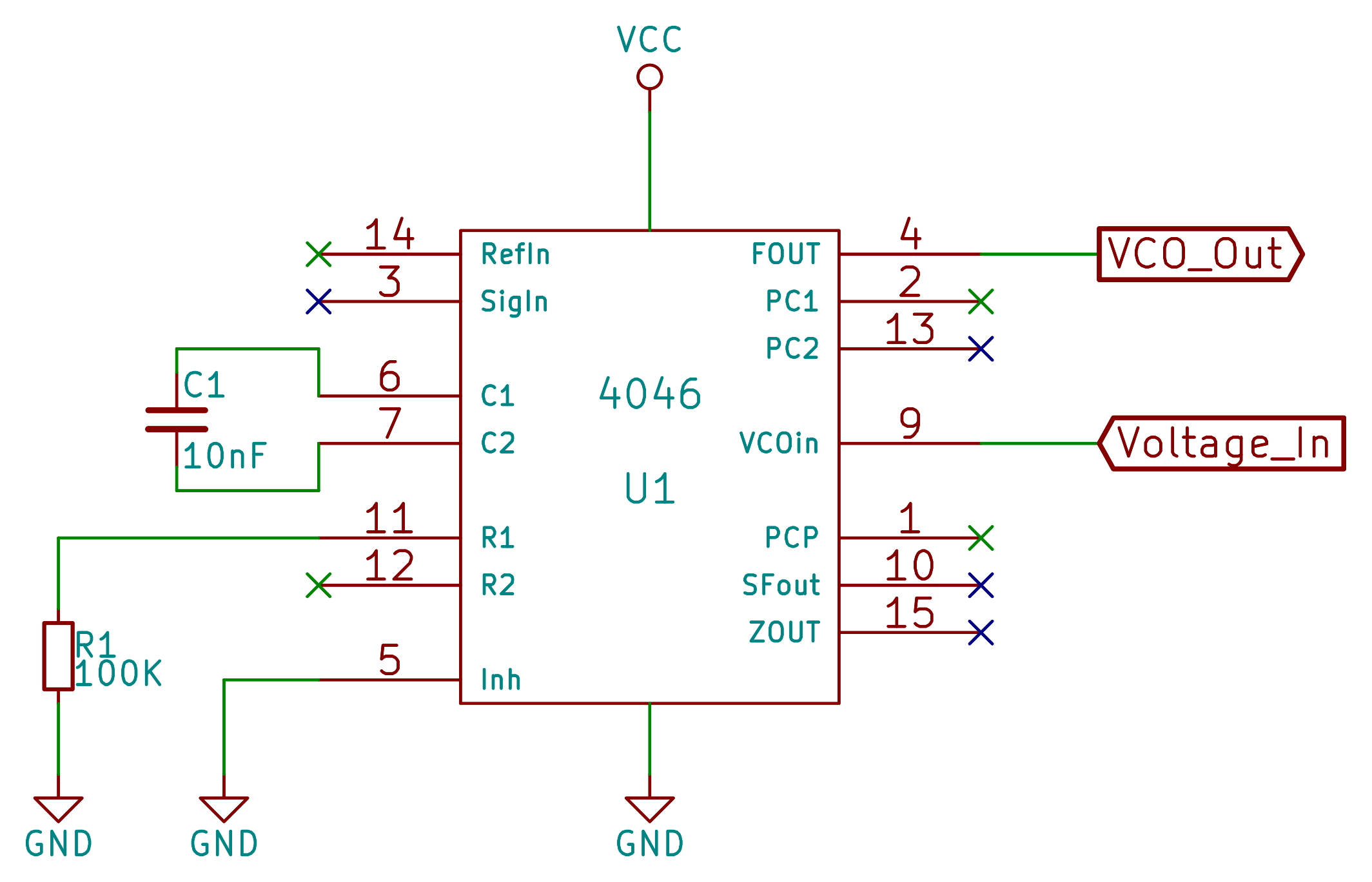Logic Noise 4046 Voltage Controlled Oscillator Part One Logic Noise 4046 Voltage Controlled Oscillator Part One