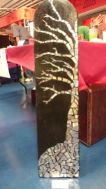 DSC_0041 Tiled mosaic tree made from CDs.