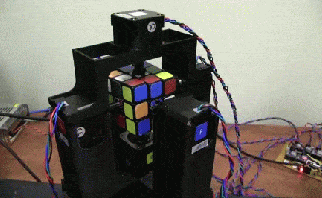 Robot Solves Rubik’s Cube In Just One Second | Hackaday