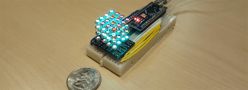Building The World S Smallest Rgb Led Cube Hackaday