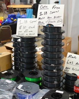 Filament samples from Atomic Filament