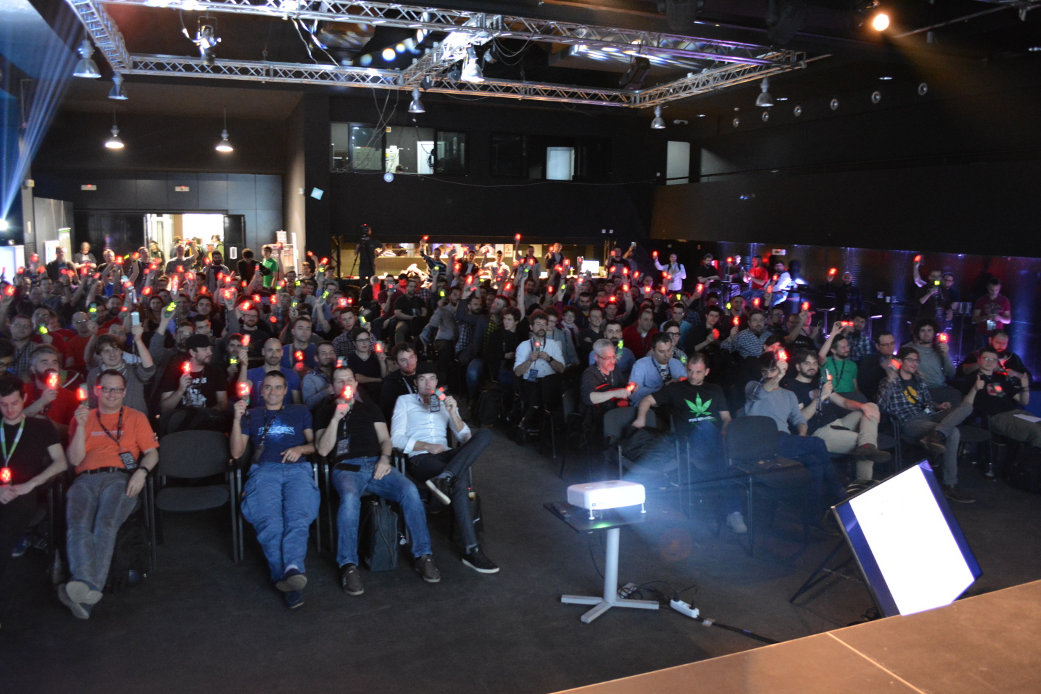 Hold up your badges!