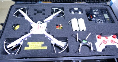 A few Sima drones with case, $200
