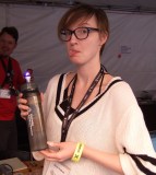 [Sarah Petkus] and her stun gun water bottle
