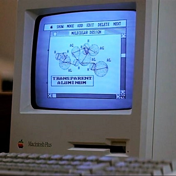 "Transparent Aluminum? That's the ticket, lad!"