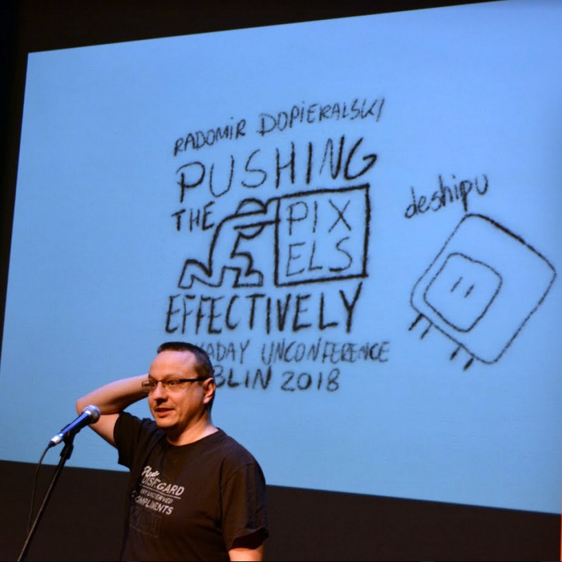 Radomir takes DIY to his slides too!