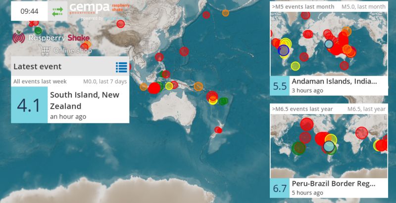 Raspberry Shake Detects Quakes Hackaday - Mobile Nature Images for Desktop