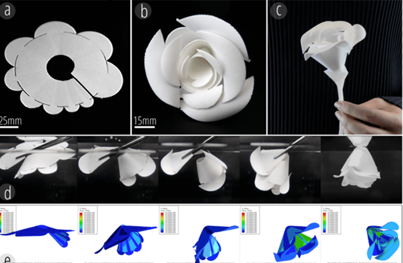 When they are exposed to heat, each joint folds . Self Folding Origami From A 3d Printer Hackaday
