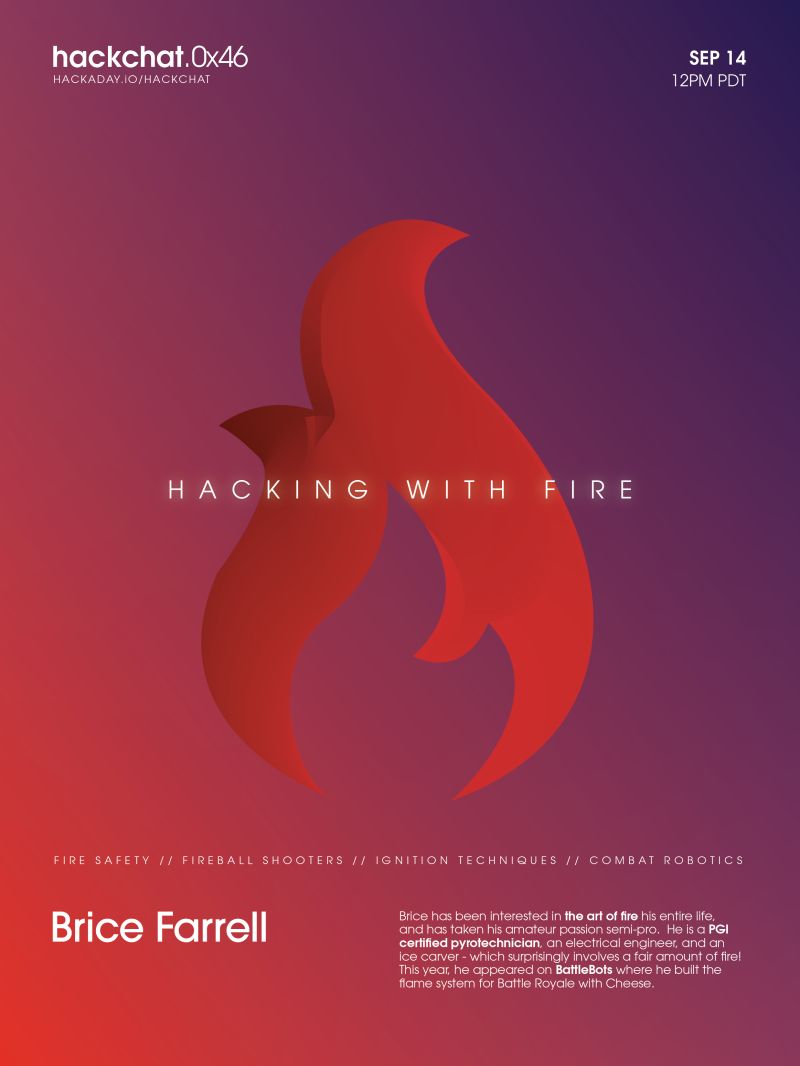 Friday Hack Chat Playing With Fire Hackaday - Minimal Photos - High Quality 8K Collection