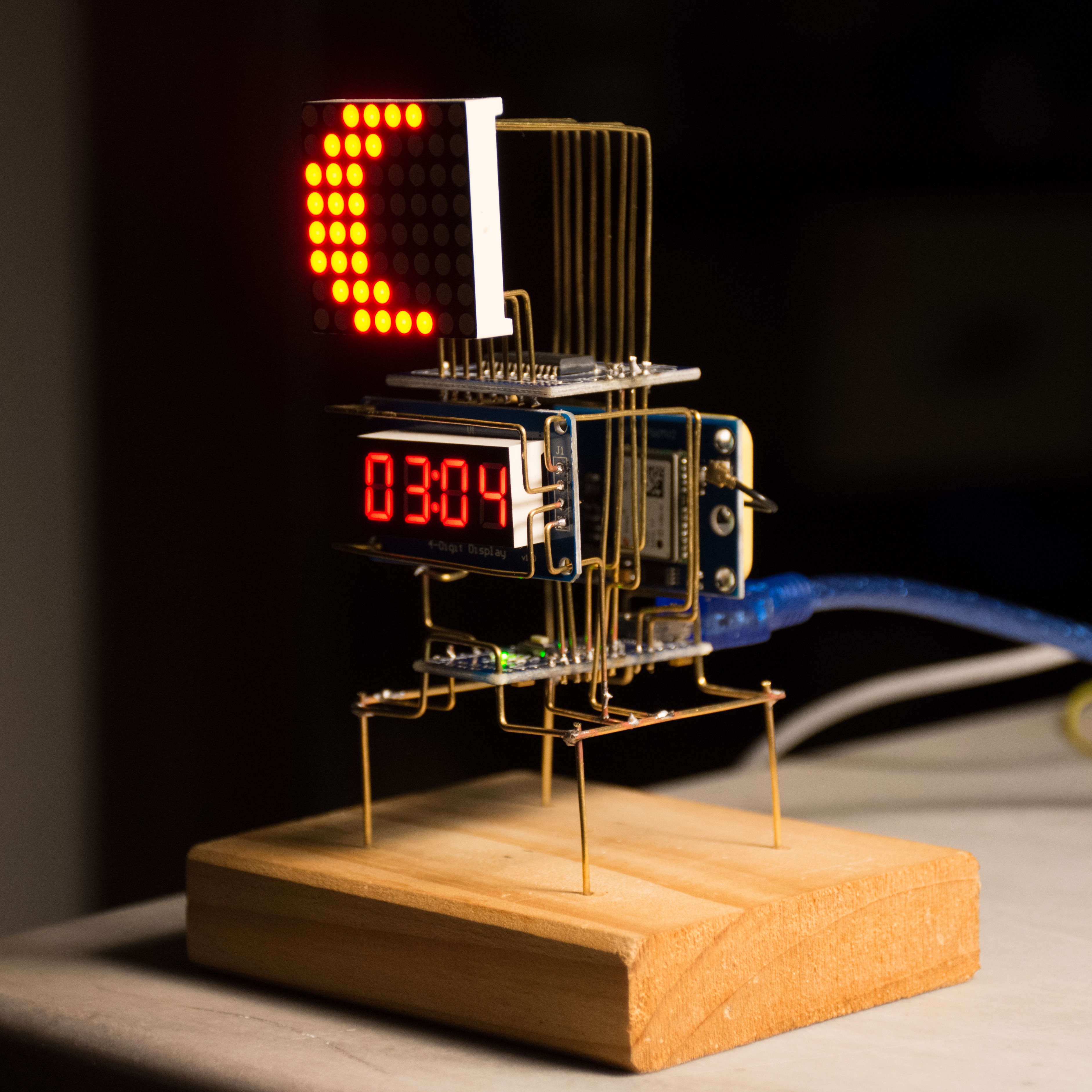 Freeform Astronomical Clock