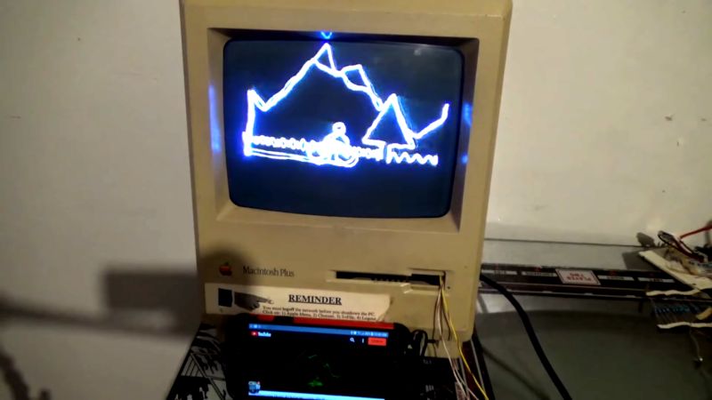 Mac Plus Becomes A Vector Display Hackaday - Best Nature Textures in 8K