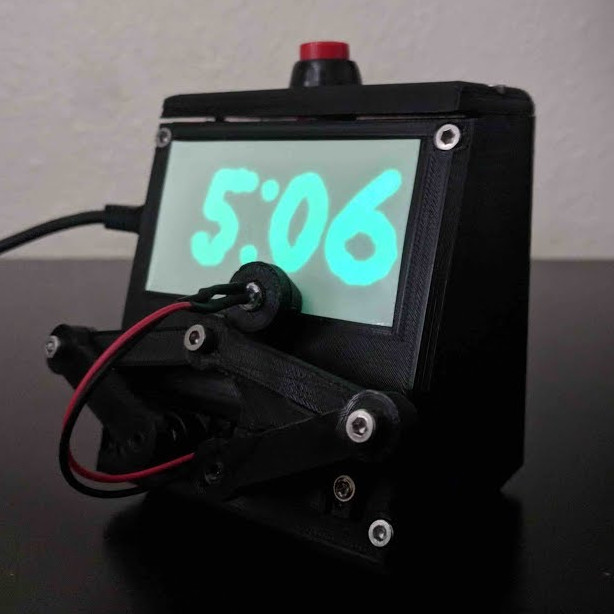 UV Glow-In-The-Dark Plot Clock