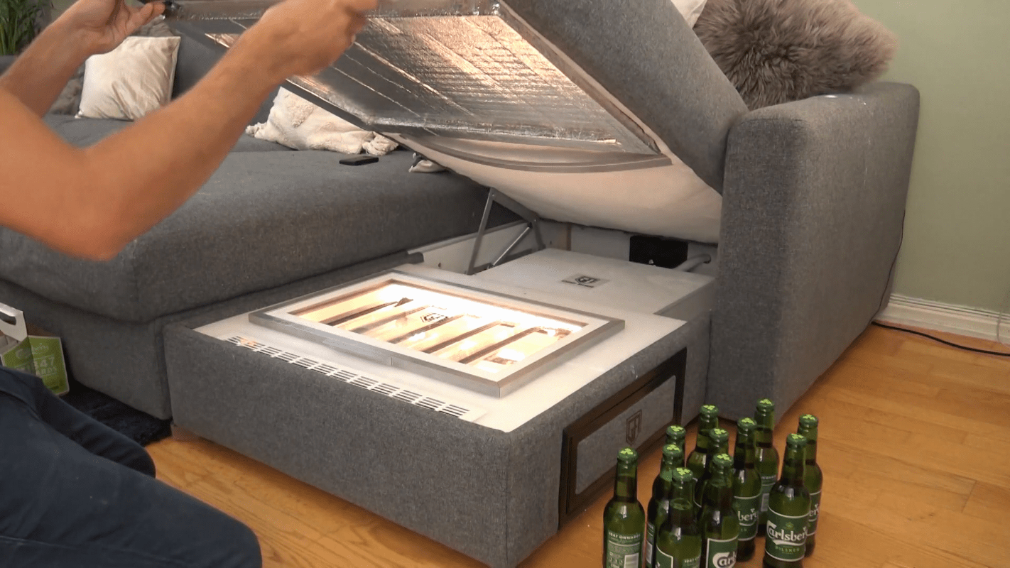 The second major benefit is the fridge of the future will be able to track, order and have your items delivered to your door by a drone delivery system. Voice Controlled Sofa Meets Your Every Beverage Need Hackaday