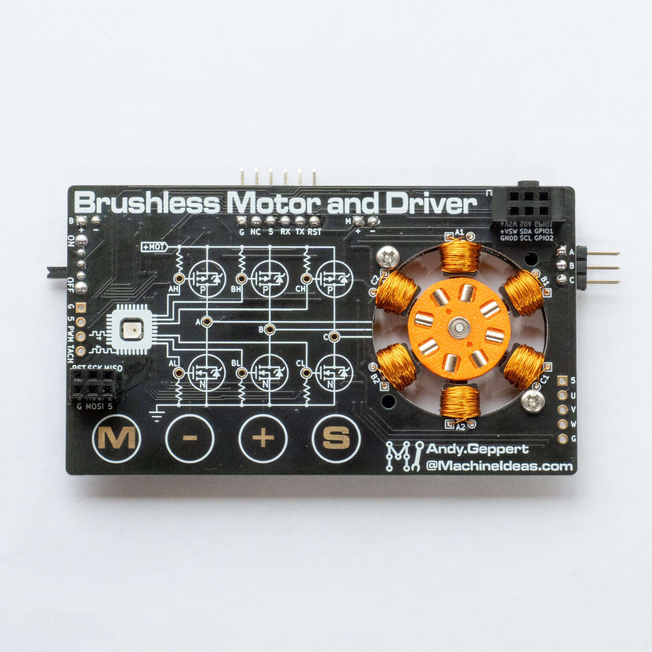 Brushless Motor and Driver Business Card Kit
