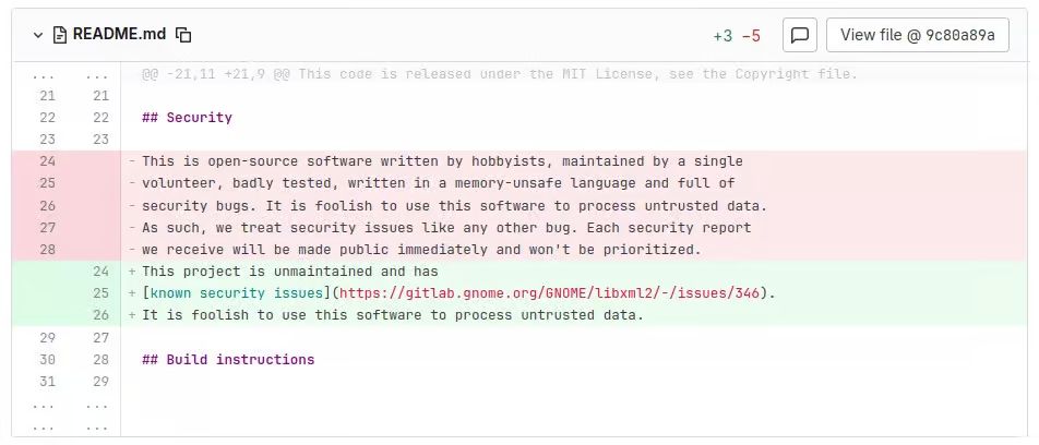 The Future of Libxml2: A Narrow Escape from Unmaintenance (2026)