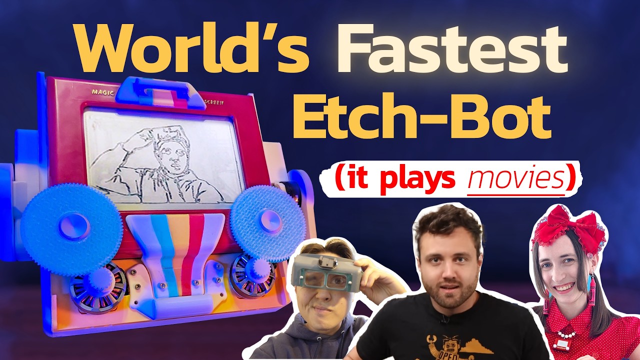 Unbelievable Etch-a-Sketch Art: Watch as a Robot Draws Portraits in Just a Minute! (2026)