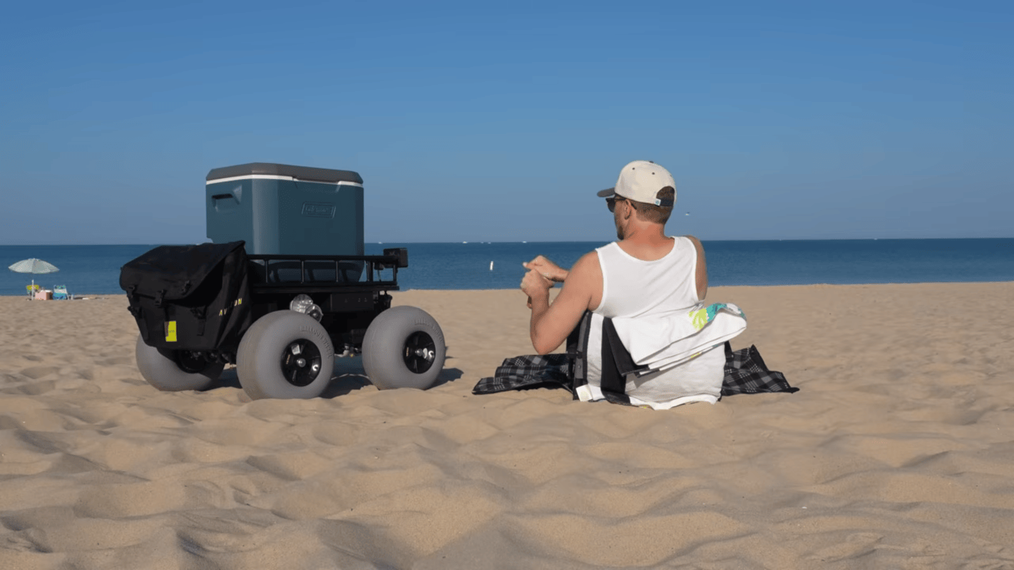 Remote-Controlled Beach Robot Hauls Gear Effortlessly | DIY Smart Cart (2026)