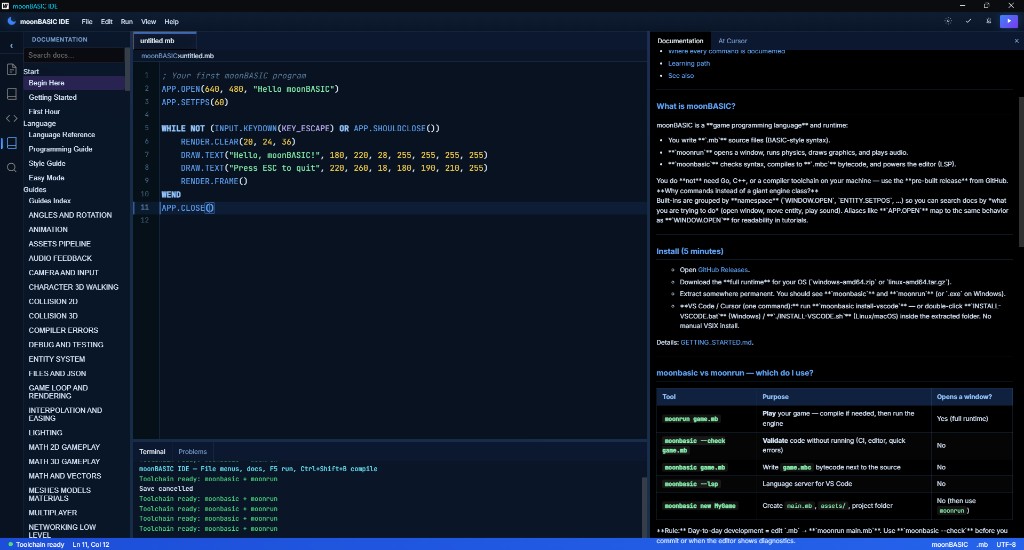 Unleash Your Game Development Skills with Modern MoonBASIC: 2D & 3D Gaming Made Easy (2026)