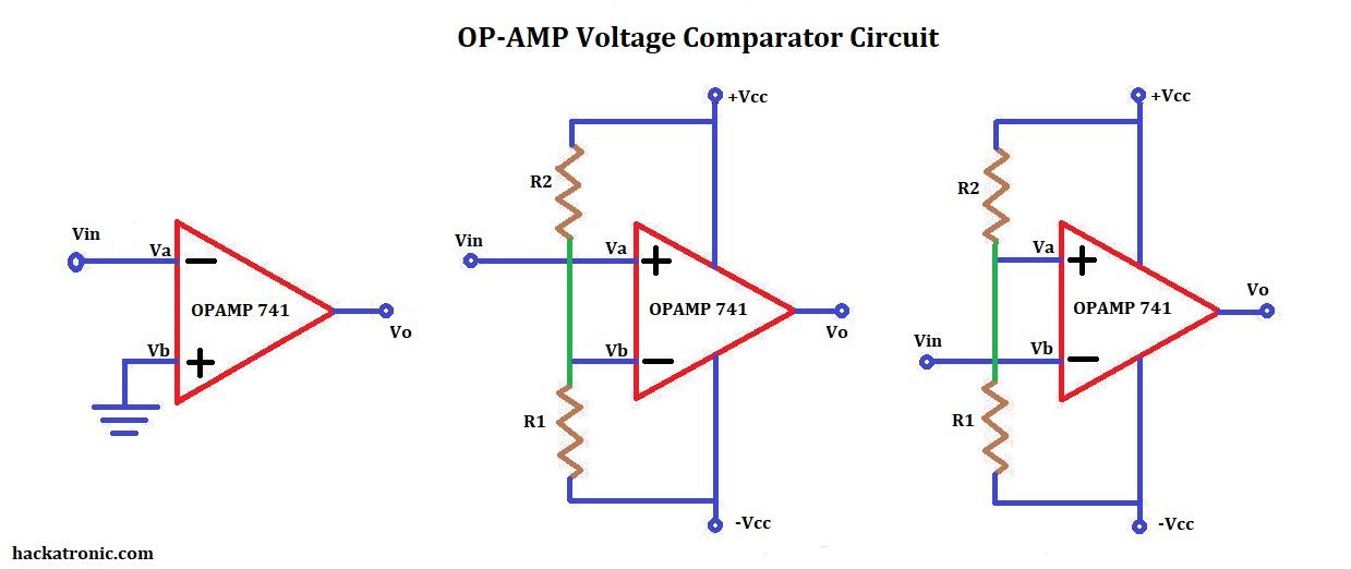 Comparator Circuit Diagram And Working