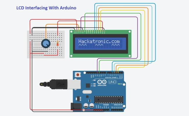 Arduino Lcd Program Code Working » Hackatronic