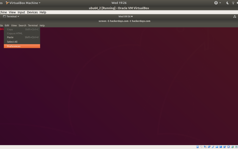Open different profiles in tabs in Ubuntu terminal HackerDays!