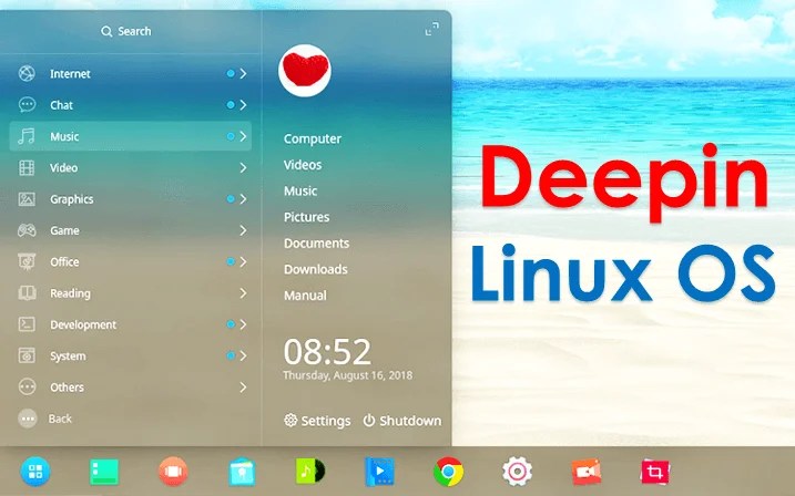 Linux Distribution Operating System Deepin S New Version Releases
