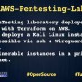 AWS PenTesting Lab With Kali Linux