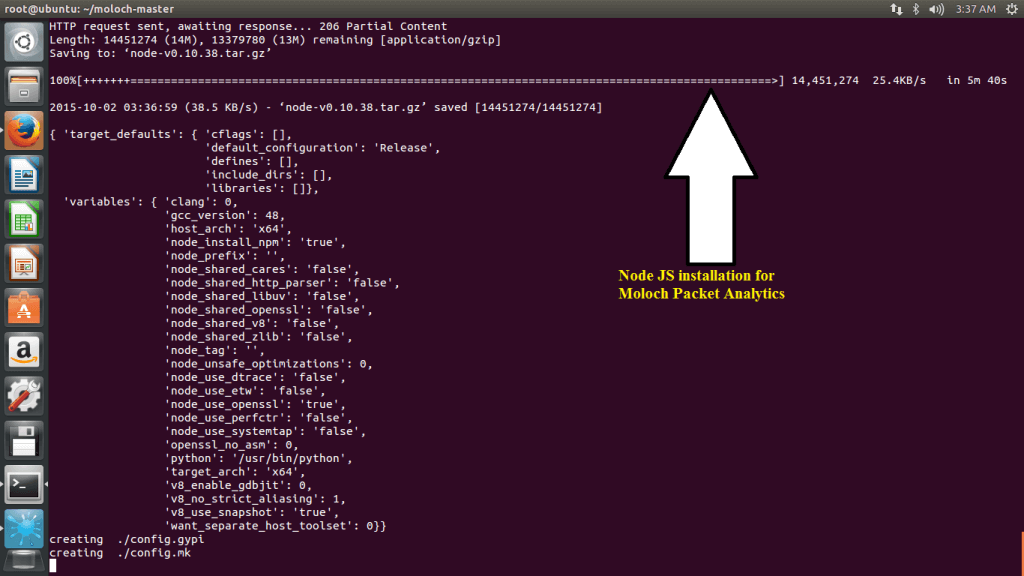Packet Analytics - NodeJs Installation