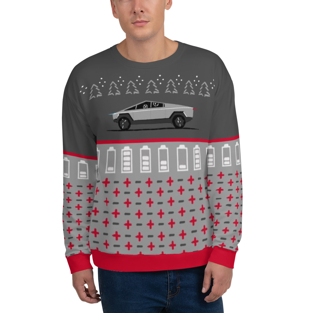 Cybertruck Ugly Christmas Sweatshirt | Hackmethod