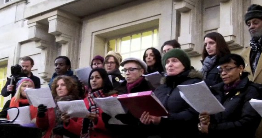 VIDEO: The Hackney Empire choir sings “Silent Night”
