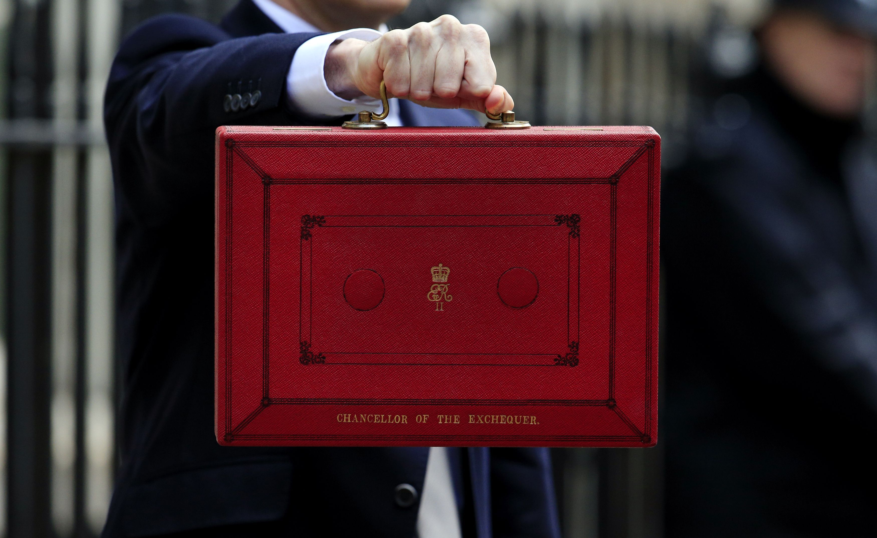 An image of the red budget box.