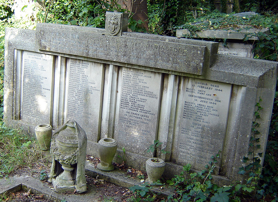An image of a grave in Abney Park Cemetary