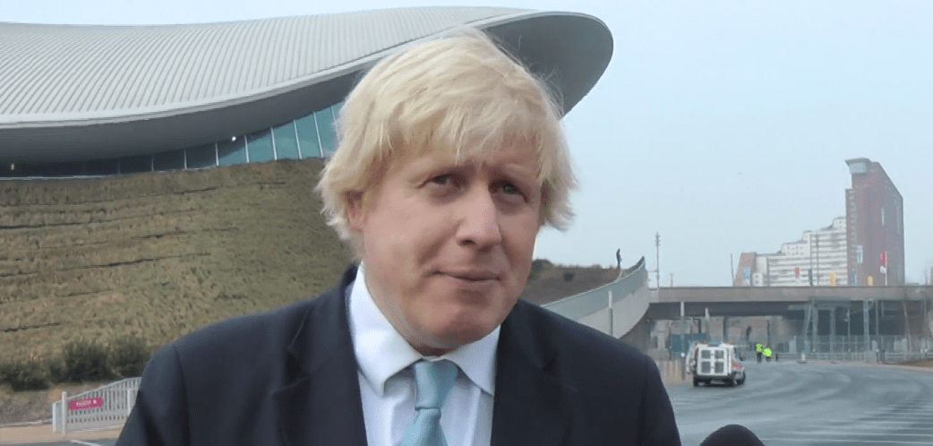 An image of Mayor of London Boris Johnson.