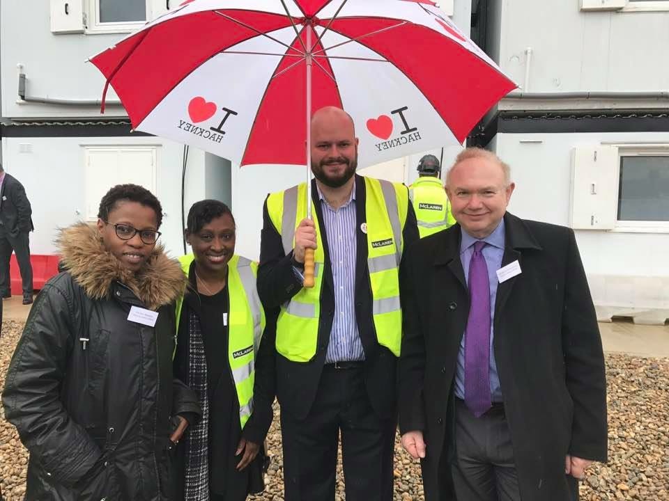 Construction begins at Hackney Downs school funded by private flats