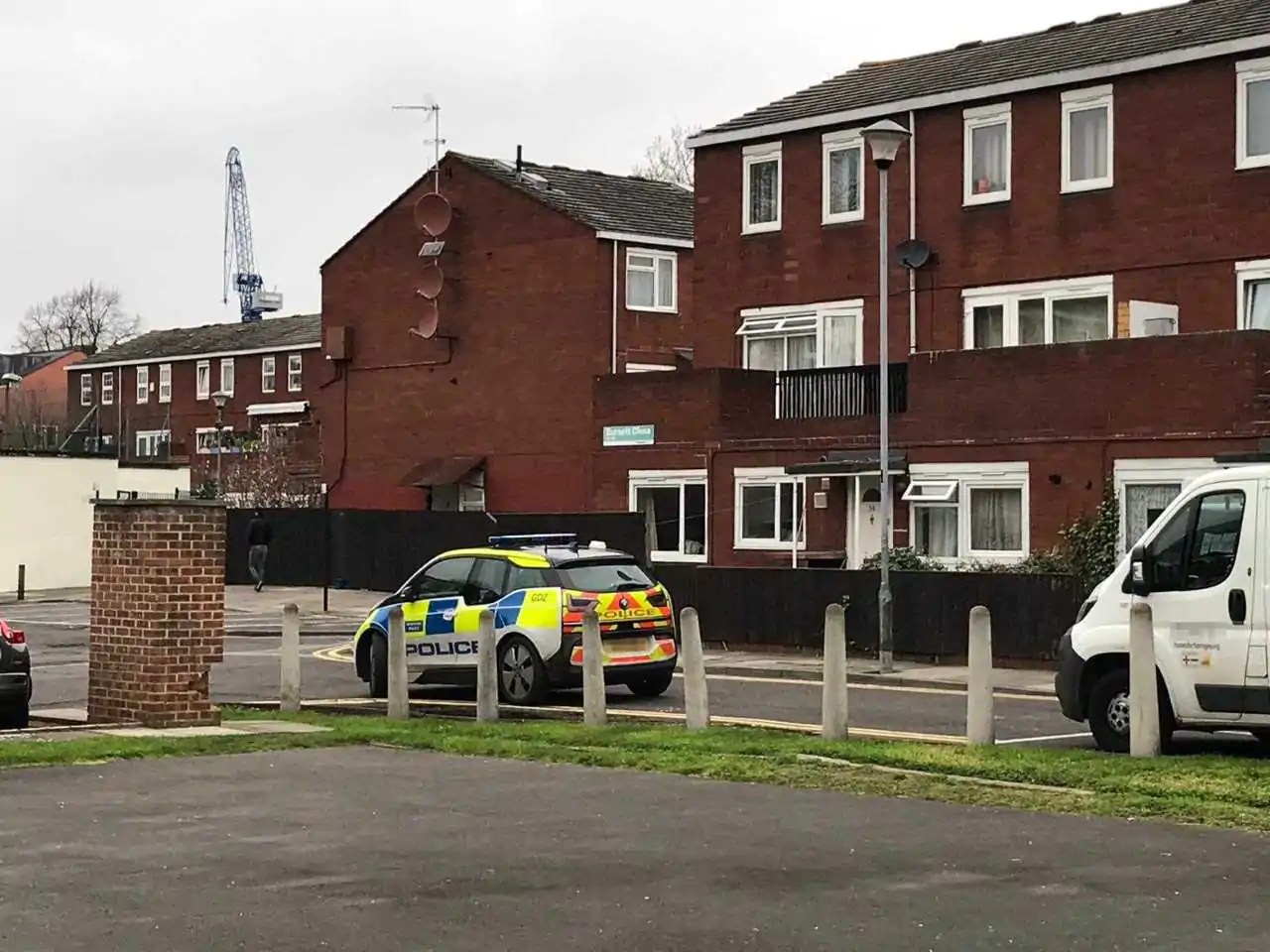 Knife-wielding man shot by police