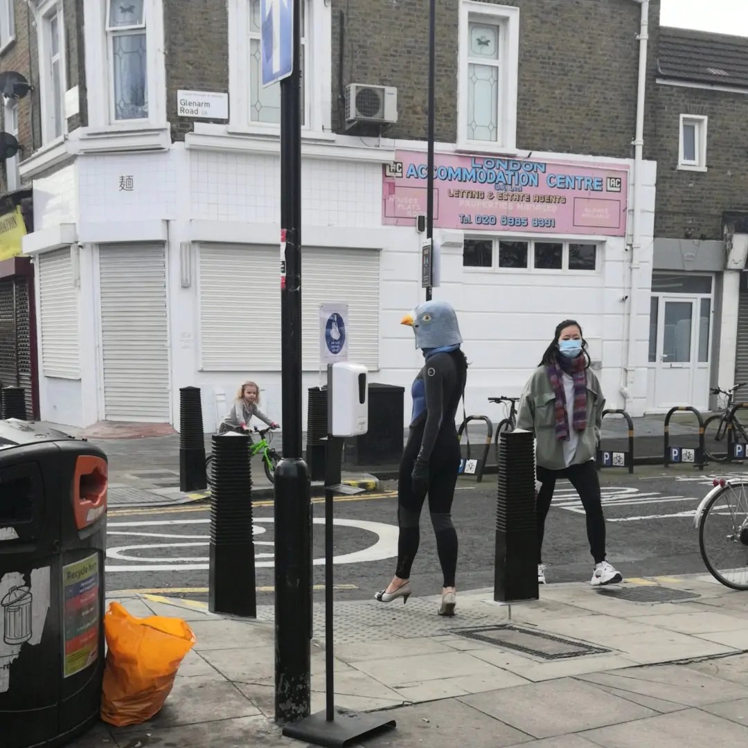 Pigeon model spotted at the junction where Chatsworth Road meets Glenarm Road