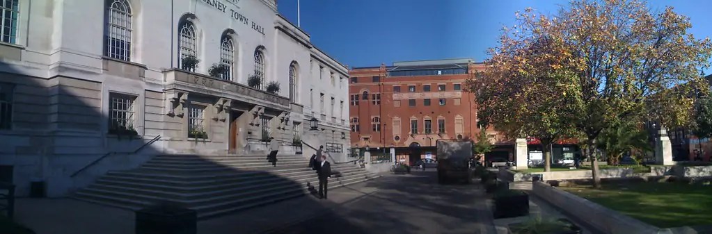 Hackney Town Hall: For Hackney Council Restrictions Grant- stock