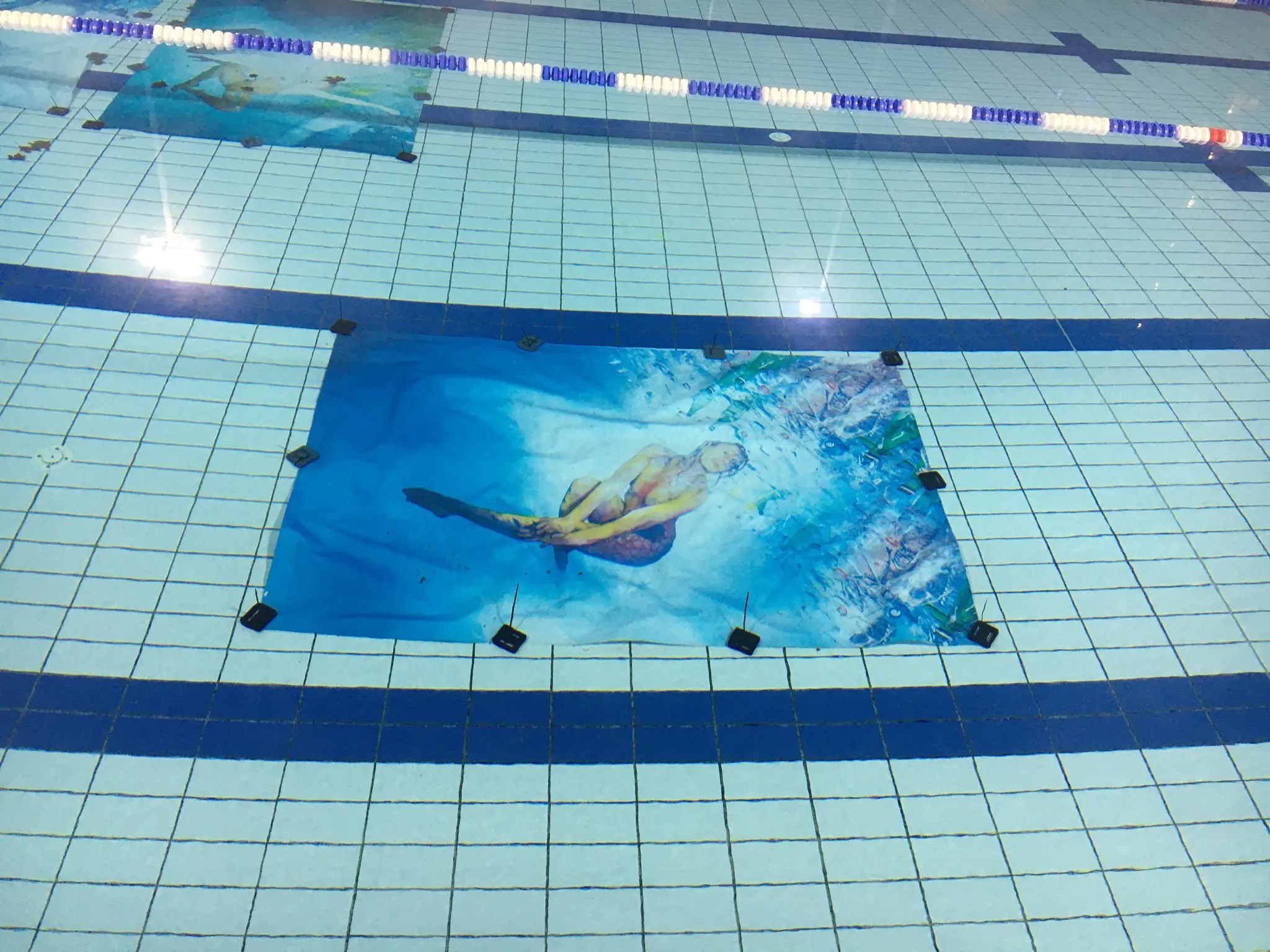 London Fields Lido underwater exhibition raises awareness of plastic pollution