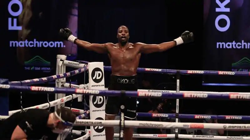 Lawrence Okolie defended his WBO cruiserweight title