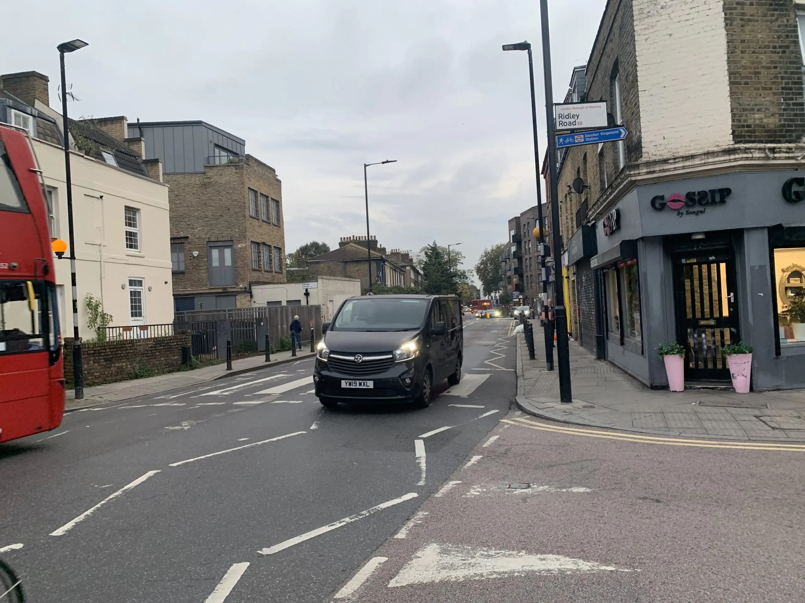 A road in Dalston