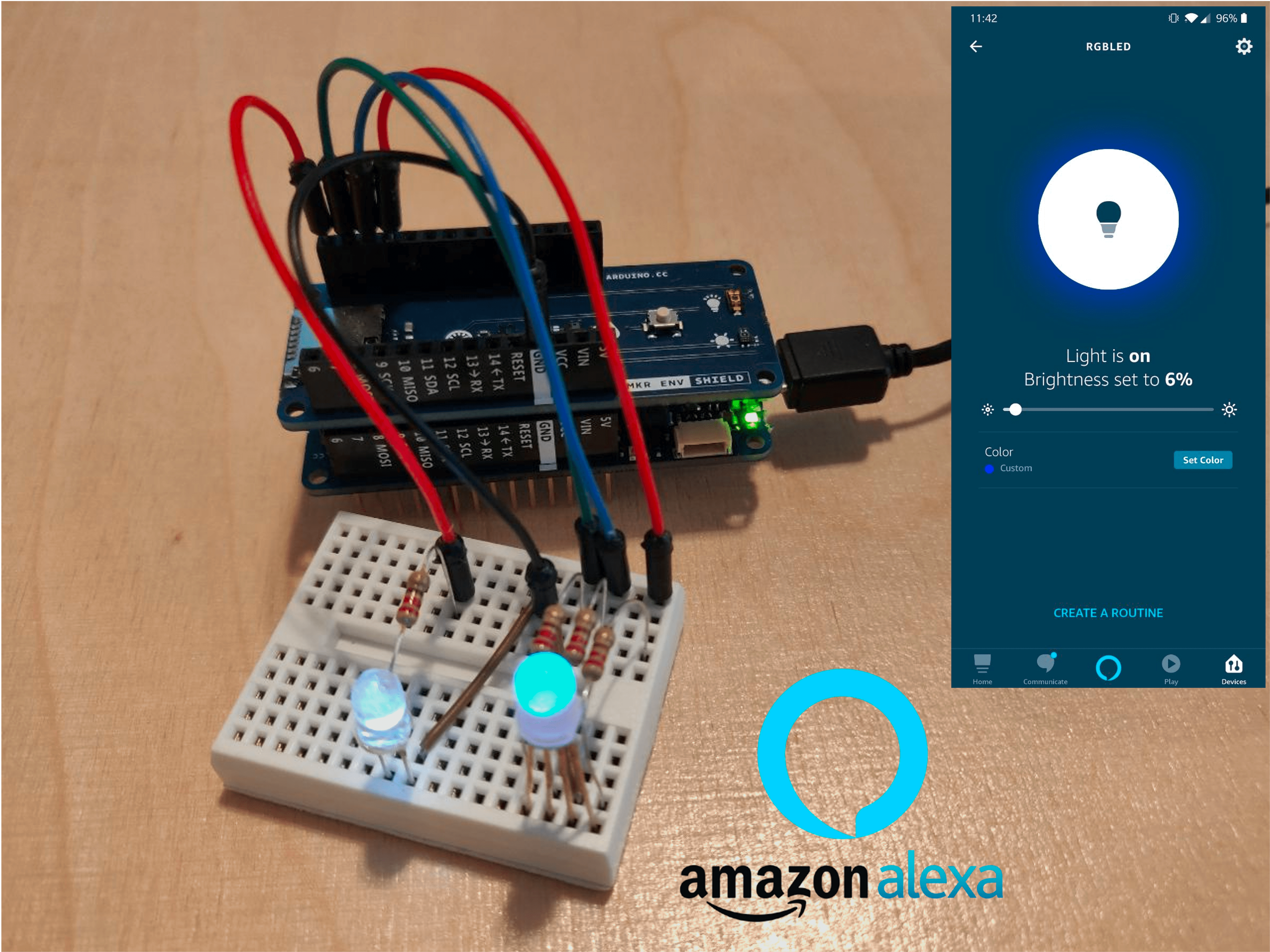 The Alexa And Arduino Smart Home Challenge Hackster Io - Download Beautiful Dark Texture | 4K