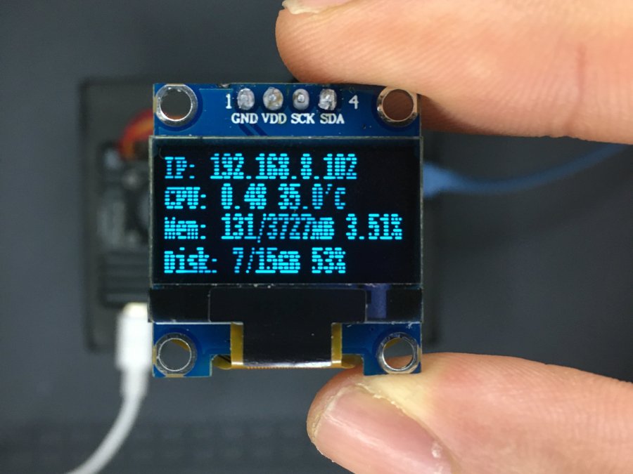 Raspberry Pi Monitoring System Via OLED Display Module - CrackedConsole