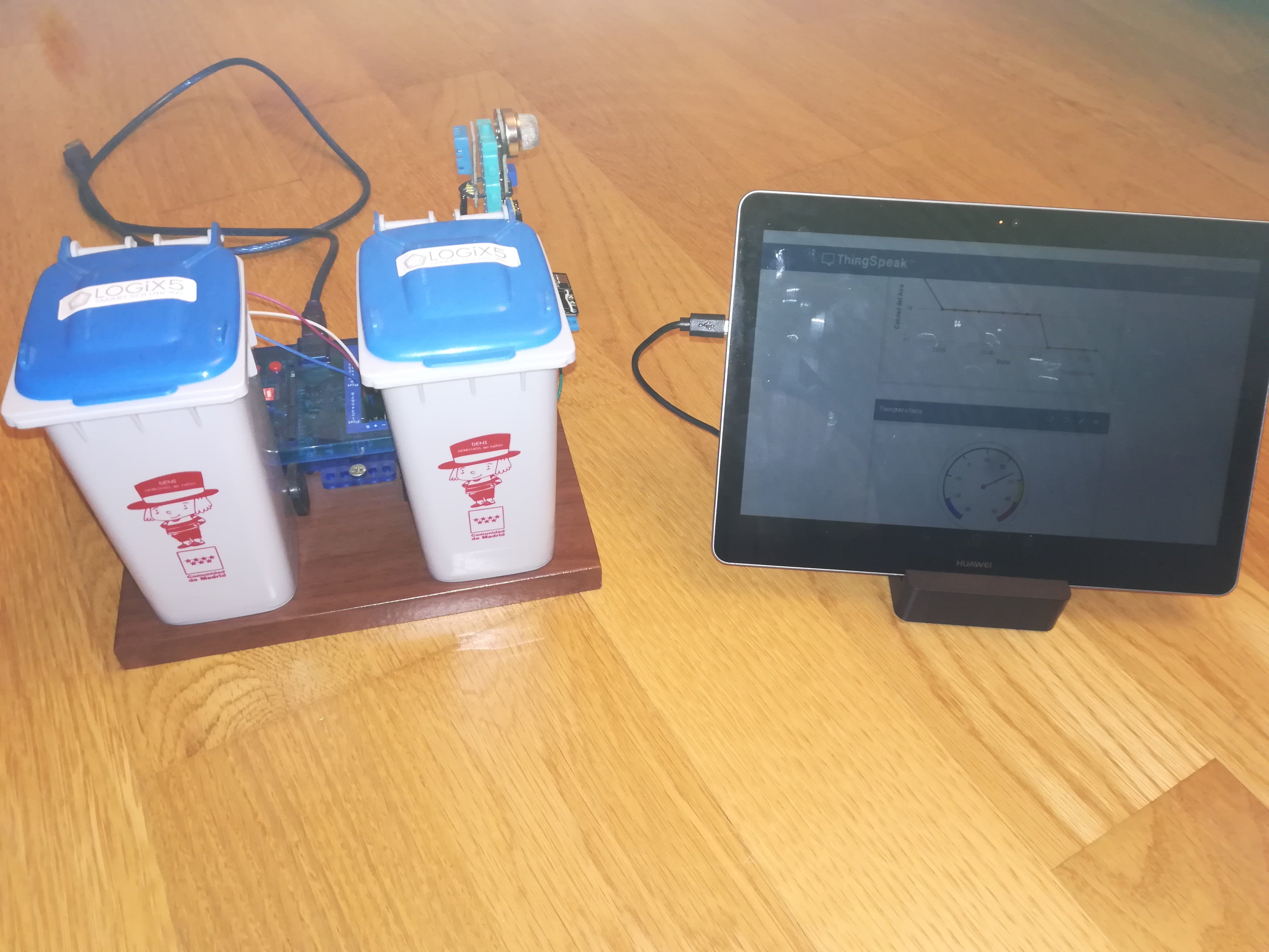 Smart Waste Management System Using Iot Hackster Io - Mobile City Textures for Desktop