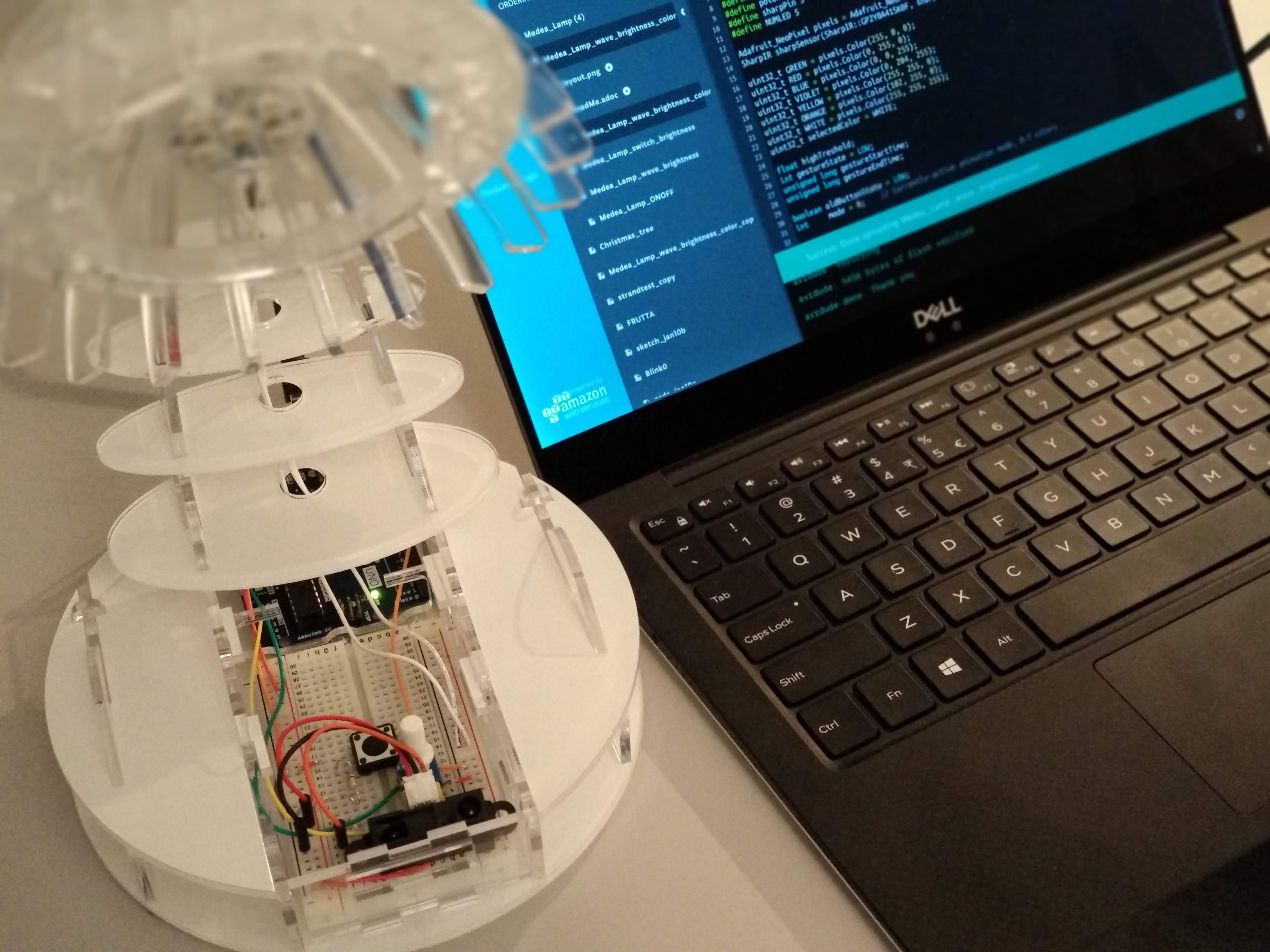 Diy Led Fire Lamp Hackster Io - Ultra HD Abstract Images for Desktop