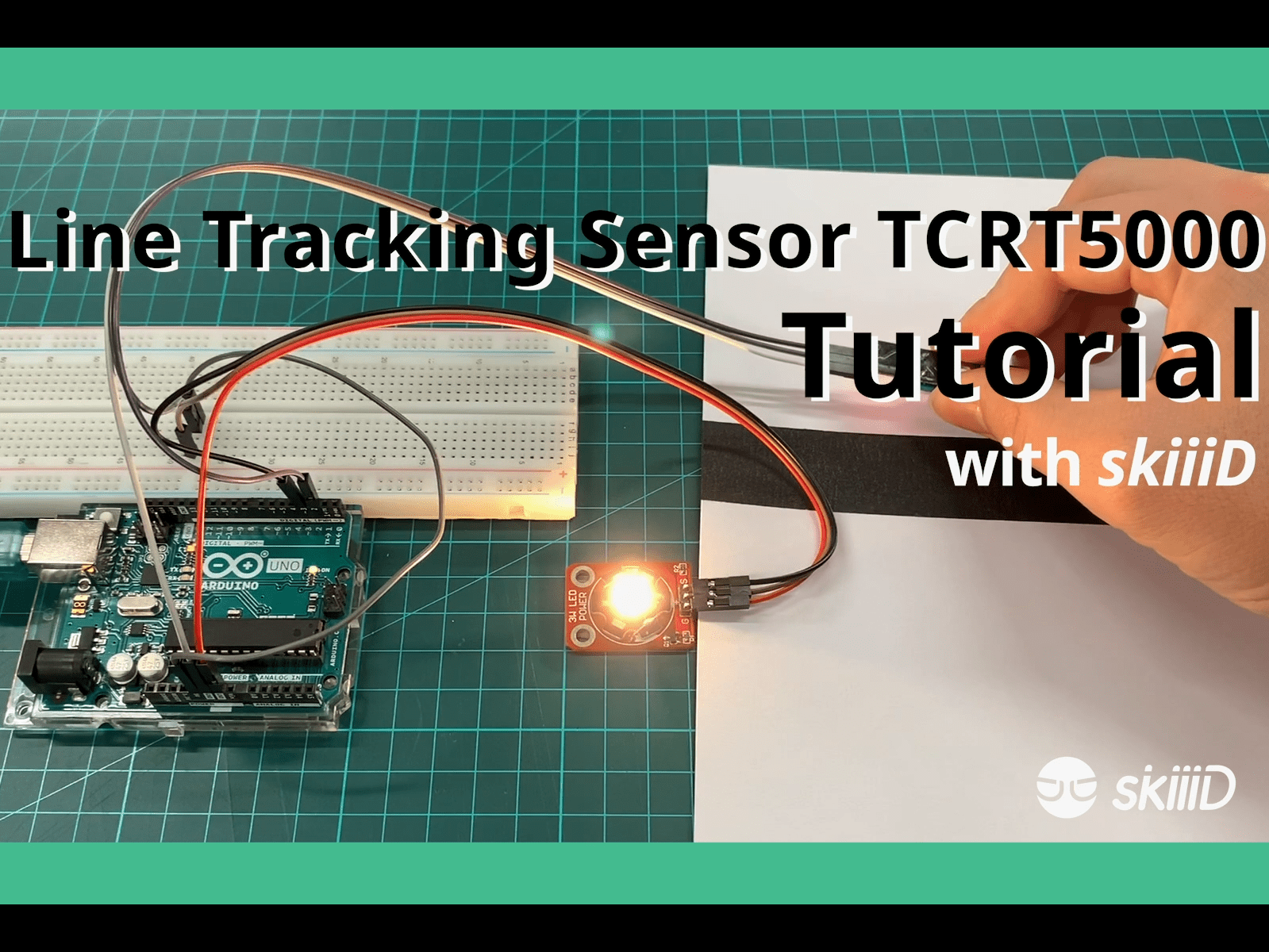 Skiiid Easiest Way To Code Line Tracking Sensor Tcrt 5000 On Arduino Youtube - Best Space Textures in Mobile