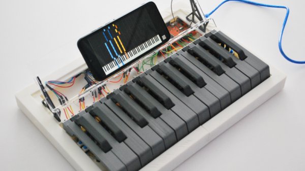 Build Your Own Arduino Controlled Velocity Sensitive Midi Keyboard - Light Textures - Amazing High Resolution Collection