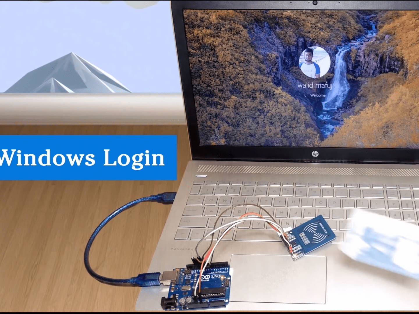 Arduino Uno Rfid Security System For Pc Laptop Hackster Io - Desktop Gradient Photos for Desktop