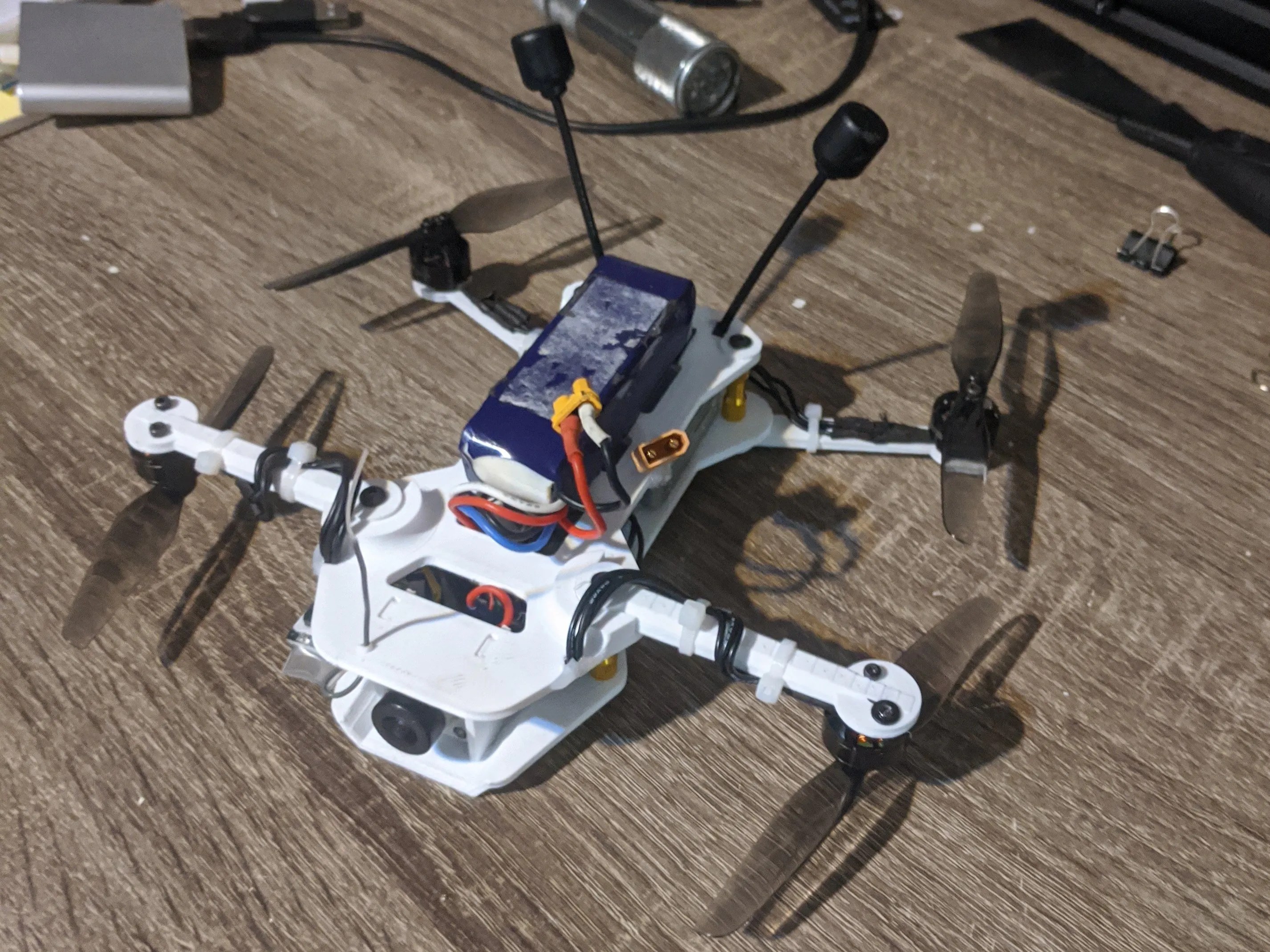 Of course, paweł is hardly the first person to think about printing a quad frame. Dji Fpv 3d Printed Drone Hackster Io
