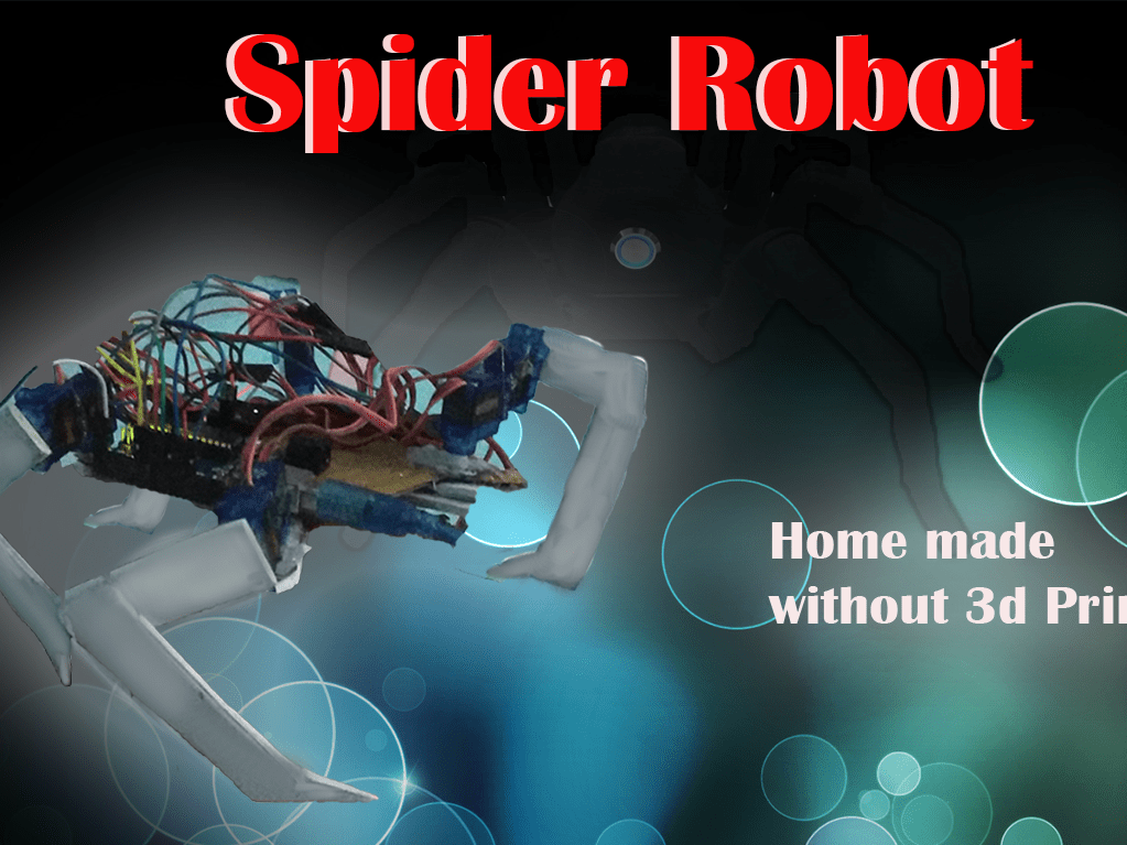 Spider Robot Using Arduino And Cardboards Hackster Io - Best Dark Pictures in Desktop