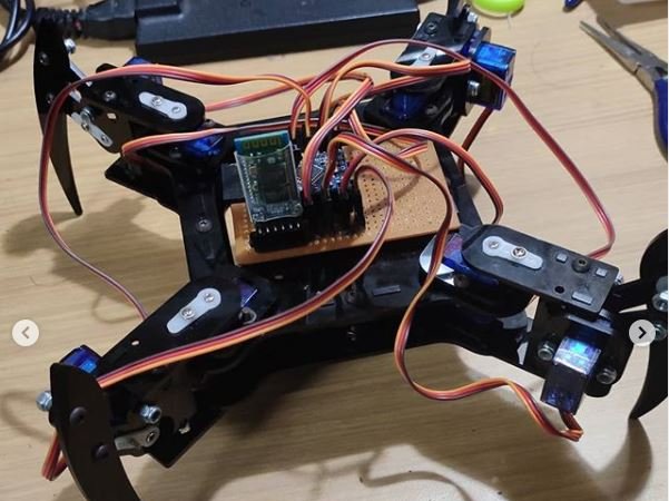 Locoquad Is An Arachnoid Quadruped Robot Powered By A Raspberry Pi Hackster Io - Minimal Patterns - Perfect 8K Collection
